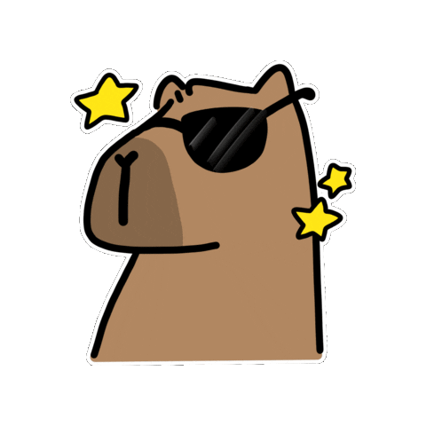 Capybara Sticker