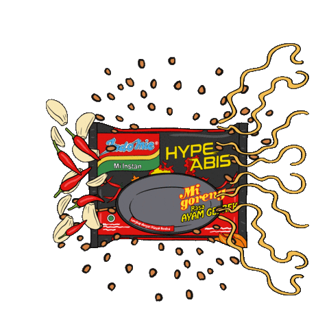 Indomie Sticker