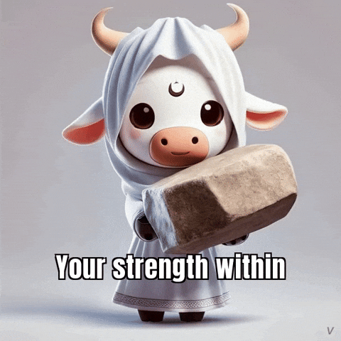 Power Courage GIF by Guinea Gambino