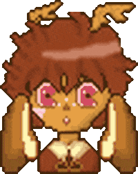 Littleladydeer Sticker by D3ATH-A