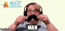 man total physical response GIF by ALO7.com