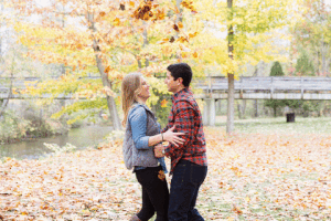 brittnimariebeversdorf fun leaves falling engagement gif fall engagement GIF