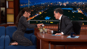 Stephen Colbert Cheers GIF by The Late Show With Stephen Colbert