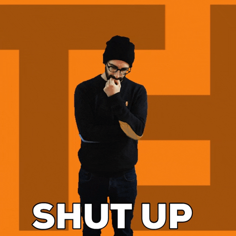 Taci Shut Up GIF by TheFactory.video