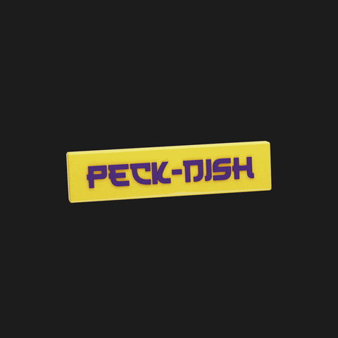 PECKDISH food branding peckdish 3d assets GIF