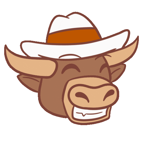 Happy Ut Austin Sticker by Winnie Gu 顾韵昀