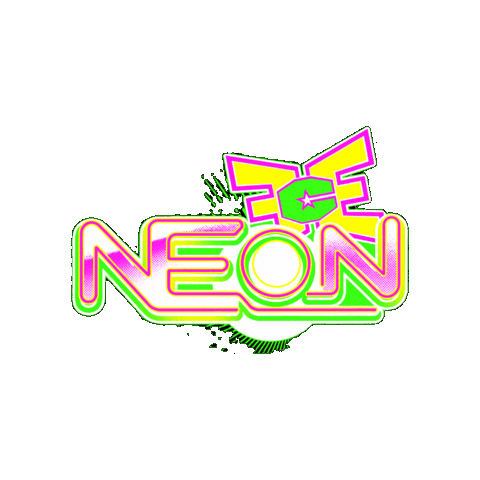 Neon Sticker by East Celebrity Elite