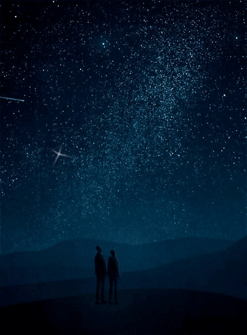 О чём ты думаешь глядя на звёздное небо
