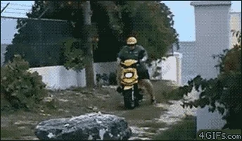 scooter fail GIF