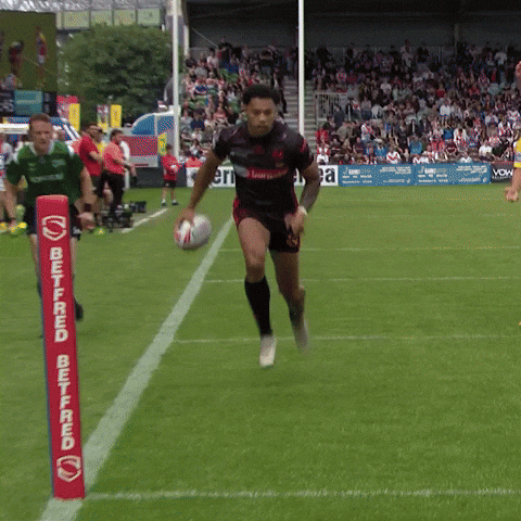 Rugby League Try GIF by St.Helens R.F.C