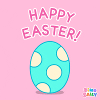 Joyeuses Paques Happy Easter GIF by DINOSALLY