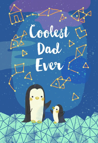 Fathers Day Penguins GIF by Greetings Island