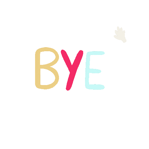 Bye Bye Goodbye Sticker