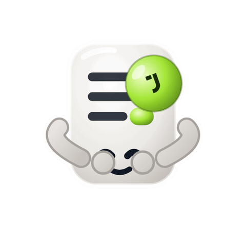 Jiffy Invoice Sticker