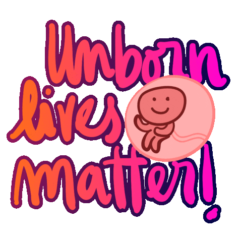 Pro Life Baby Sticker