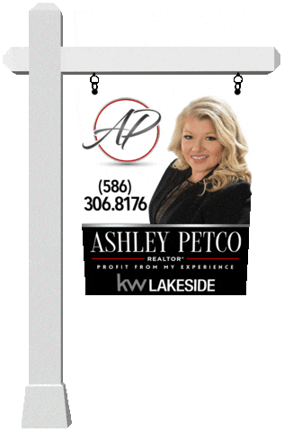 Real Estate Sign Sticker by KW Lakeside Realtor Ashley Petco