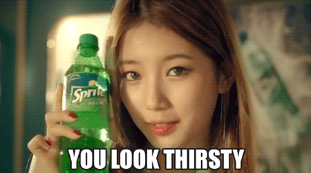 Thirsty Miss A GIF