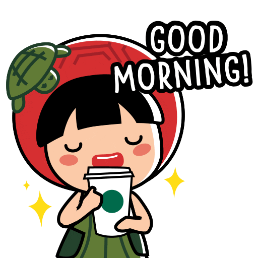 Good Morning Coffee Sticker by Starbucks SG