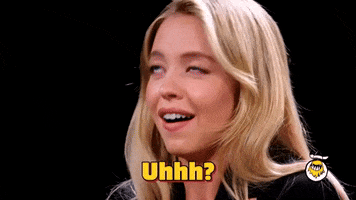 Confused Sydney Sweeney GIF by First We Feast
