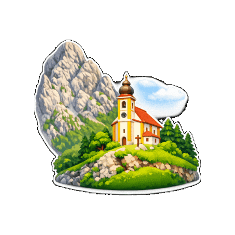 Berg Sticker by Bad Reichenhall