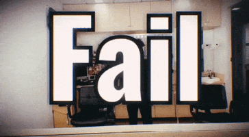Failure Fail GIF by EsZ Giphy World