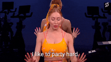 My Style Party Hard GIF by Peloton