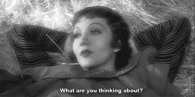 What Are You Thinking About Classic Film GIF