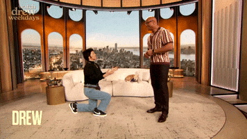 Propose The Rock GIF by The Drew Barrymore Show