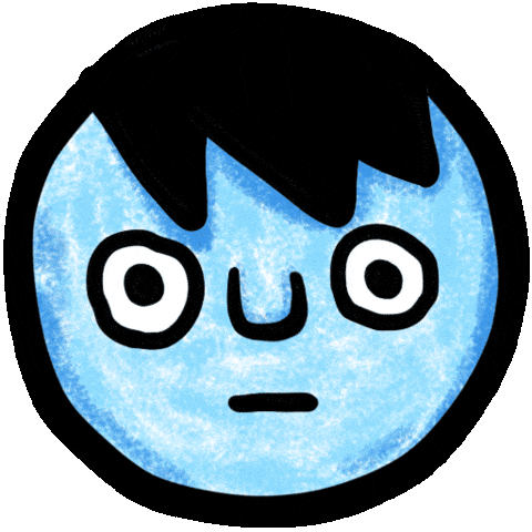 Shocked Wide Eyed Sticker