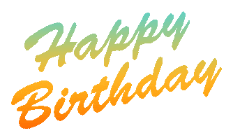 Happy Birthday Rainbow Sticker by Free & Easy