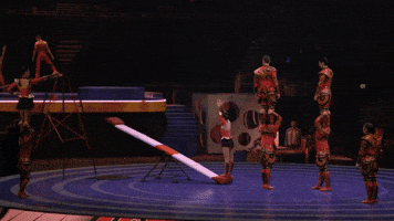 Circus Backflip GIF by Ringling Bros. and Barnum & Bailey