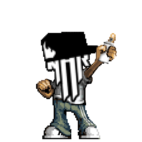 Arcade Graffiti Sticker