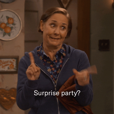 Surprised Laurie Metcalf GIF by ABC Network