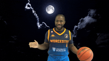 Basketball Power GIF by Worcester Wolves