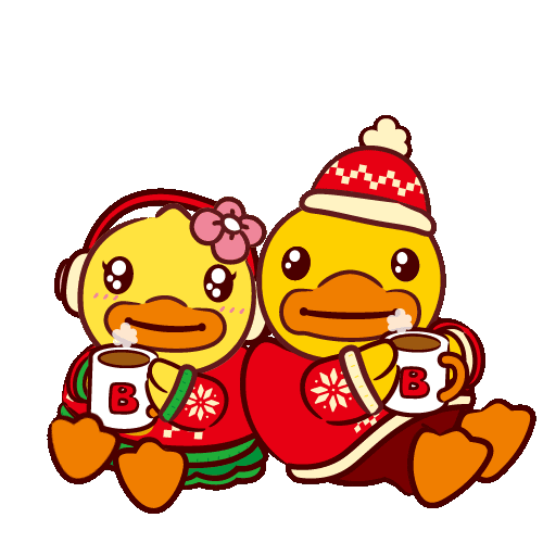 New Year Love Sticker by B.Duck