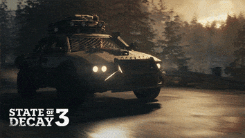 StateOfDecay game car driving zombie GIF