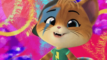 Art Wink GIF by 44 Cats