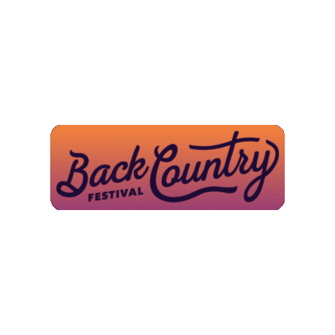 BackCountryFestival Sticker