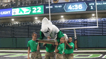 Football Mascot GIF by University of North Dakota