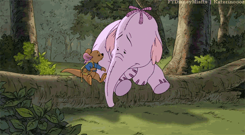Image result for pooh's heffalump movie gif