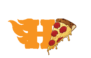 Night Slice Sticker by Hells Pizza