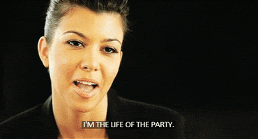 keeping up with the kardashians party GIF