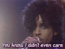 I Dont Care GIF by Prince