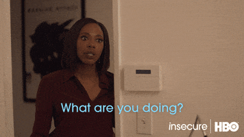 What Are You Doing Word GIF by Insecure on HBO