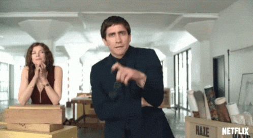 inspecting jake gyllenhaal GIF