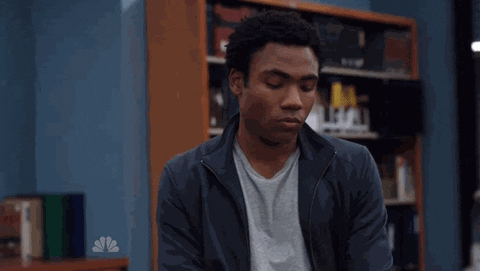 shocked donald glover GIF