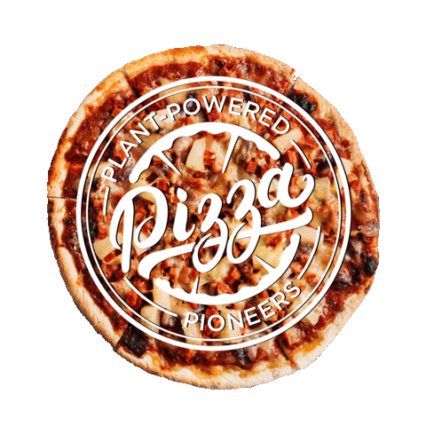 Pizzas Plant Powered Sticker by One Planet Pizza