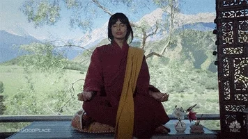 calm season 3 GIF by The Good Place
