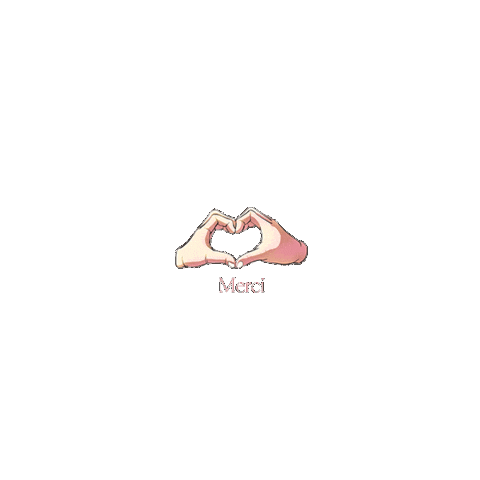 Thanks Coeur Sticker by Victoria Bijoux