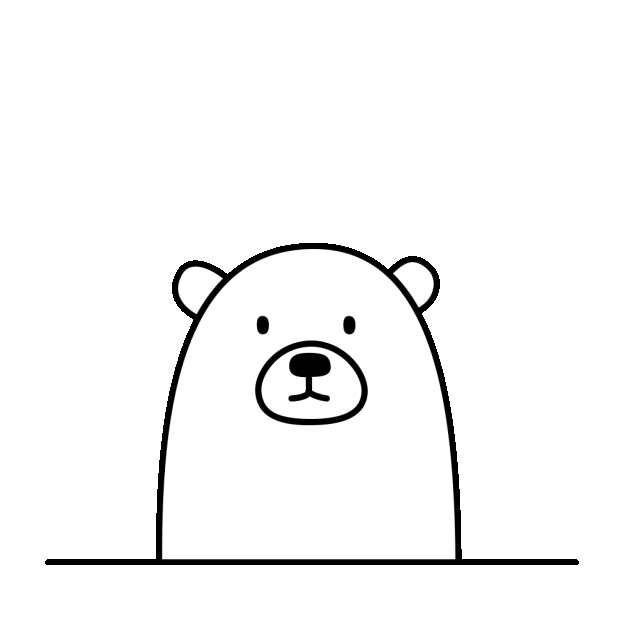 Confused Bear Sticker